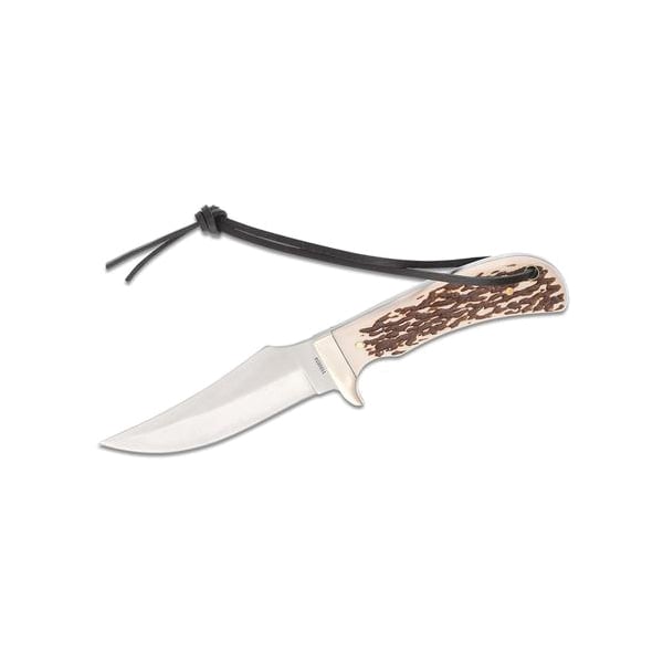 Uncle Henry Fixed Knife Clip Point, Brown
