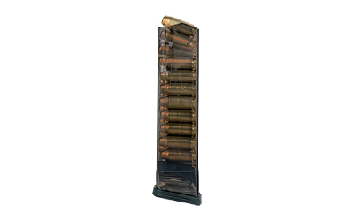 ETS 40S&W 19rd Glock Magazine, Carbon Smoke - SMK-GLK-22-140
