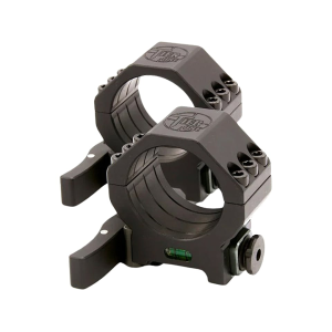 Tier One Tactical Picatinny Scope Rings 34mm Matte Black Medium