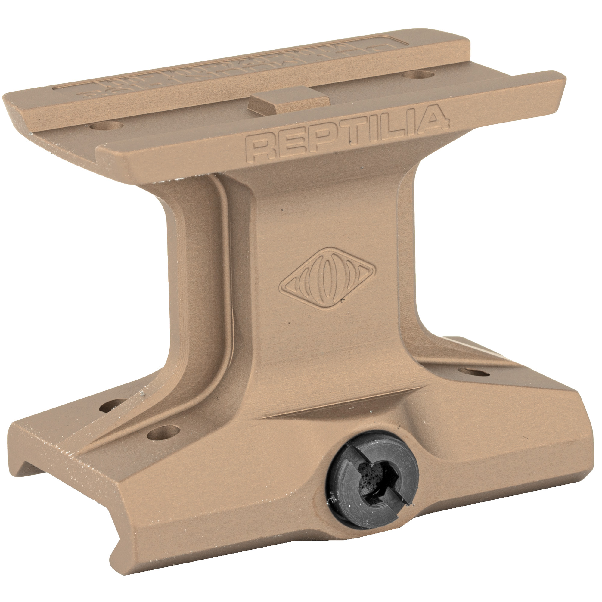 Reptilia DOT Mount, 1.93" Optical Axis Height, Fits Aimpoint Micro, Anodized Flat Dark Earth