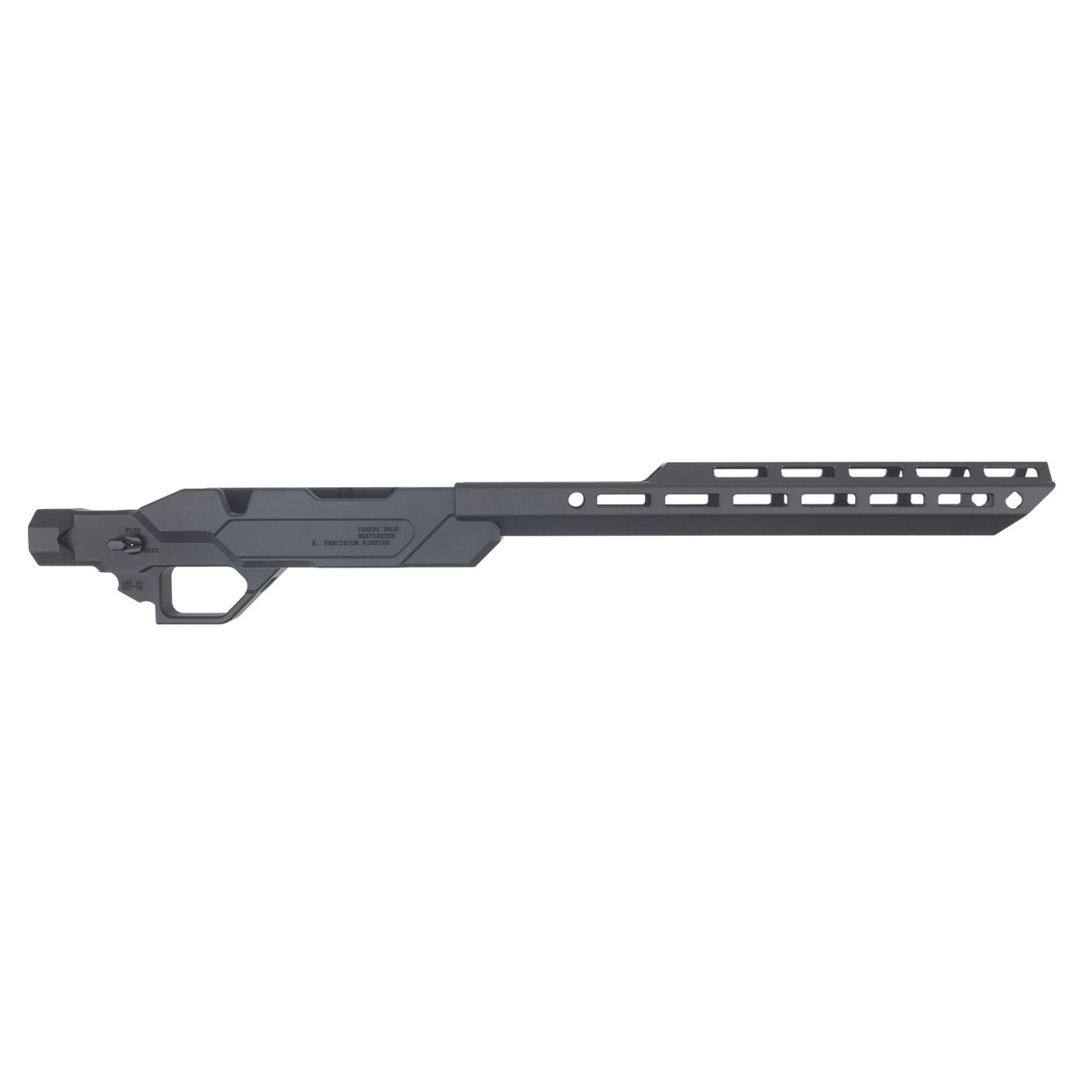 Sharps Bros Heatseeker Chassis/Forend Fits Ruger Precision Black - Tactical Heatseeker Chassis and Forend for Ruger Precision - SBC08