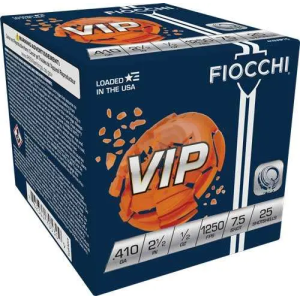 Fiocchi Premium High Antimony Lead 410 Gauge 2.5 1/2 oz 7.5 Shot 25 Bx/ 10
