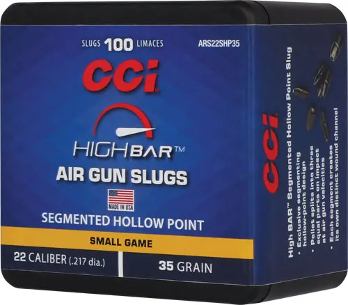 CCI HIGH BAR AIR PELLETS 22 - 35GR HP 100RD BOX 5BX/CS