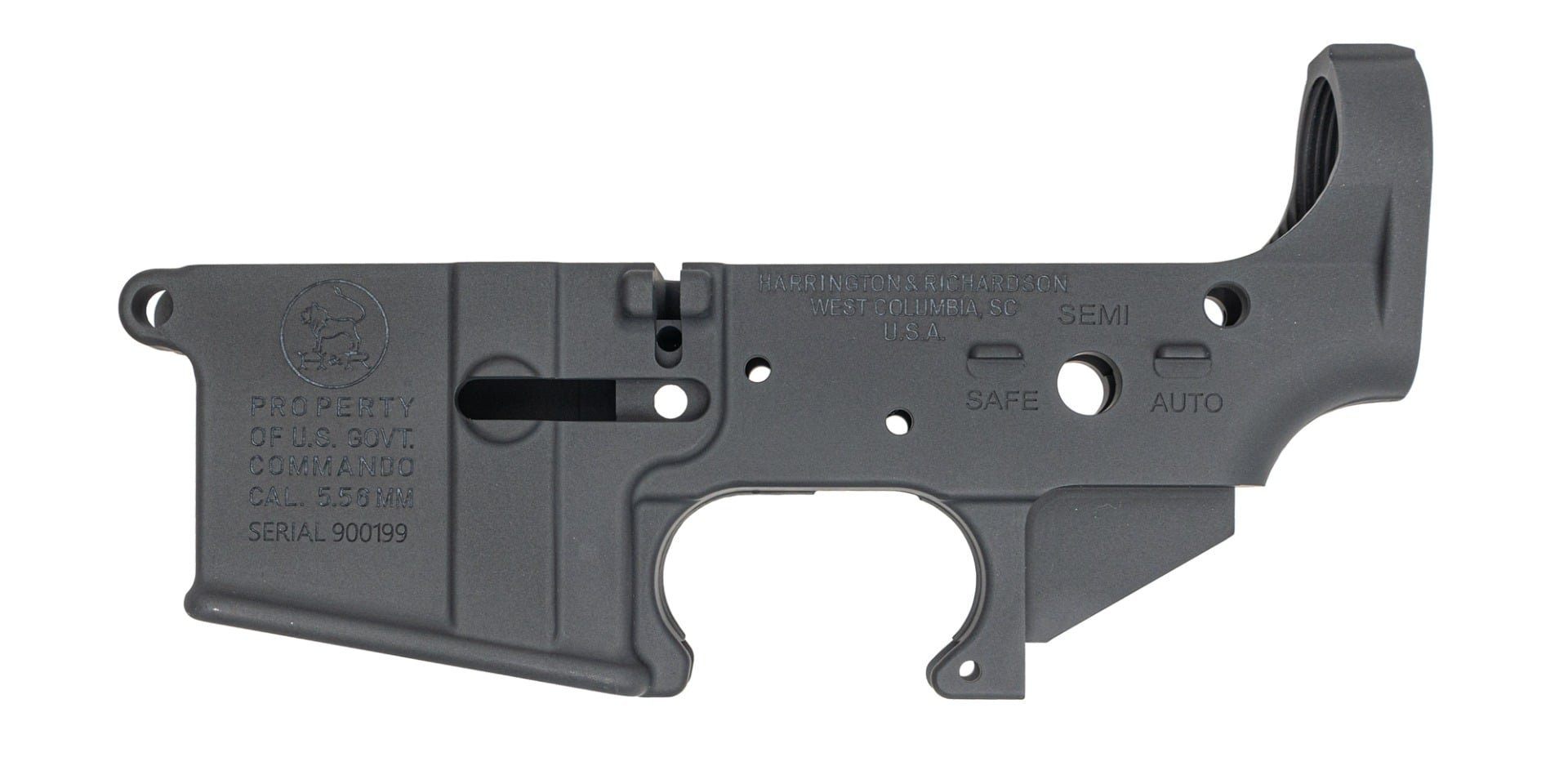 Harrington & Richardson Commando Lower Receiver. Gray (Blem)