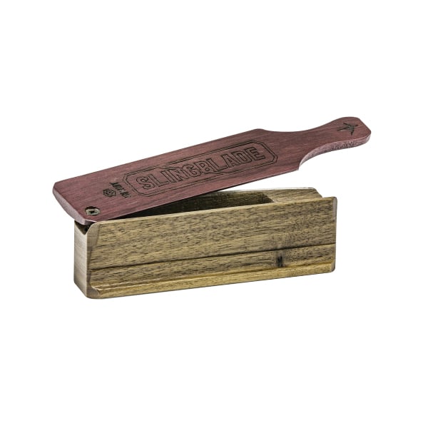 HS Strut Slingblade Turkey Box Call, American Walnut