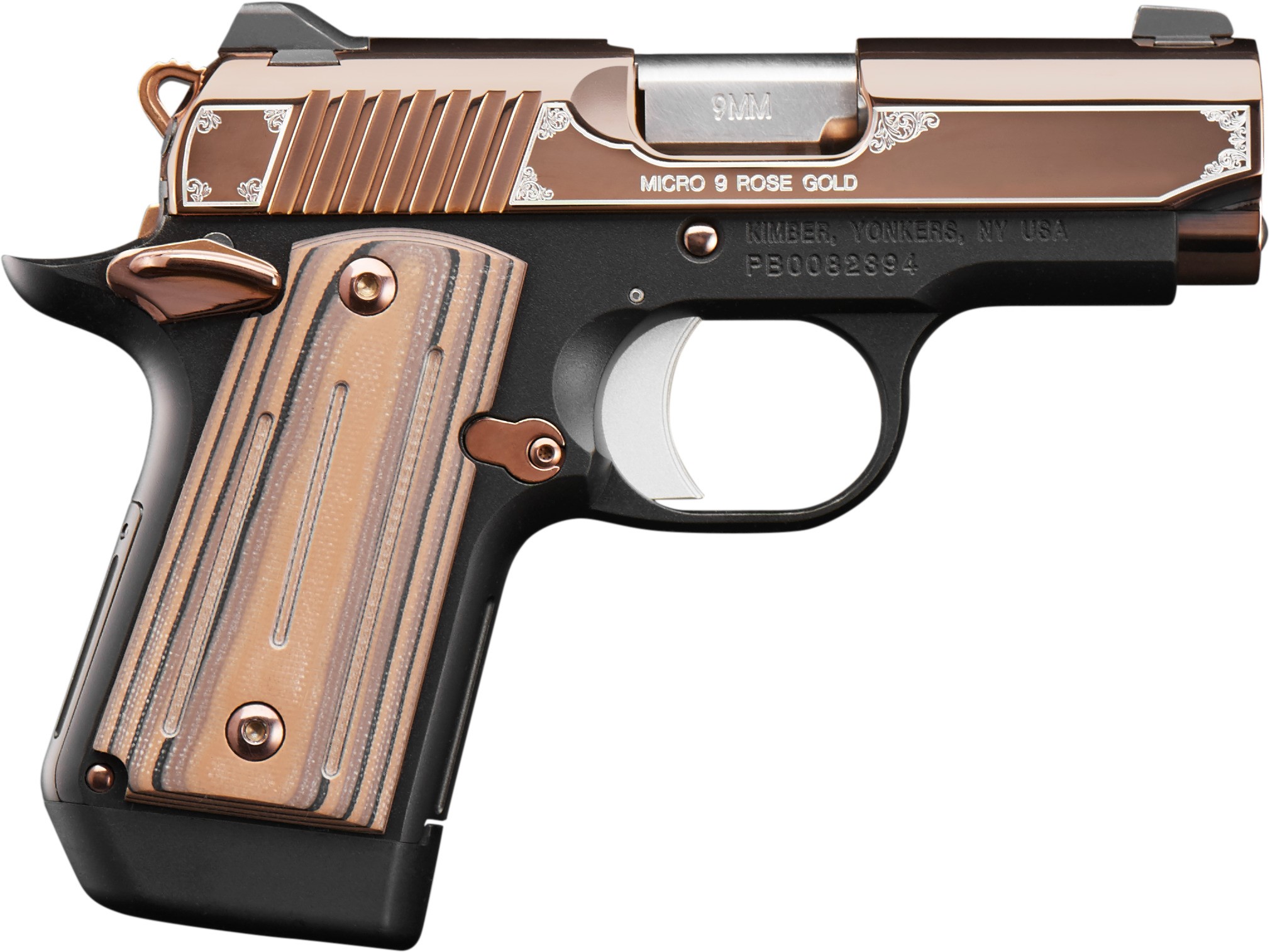 Kimber Micro 9mm Rose Gold Pistol 3.15" Barrel