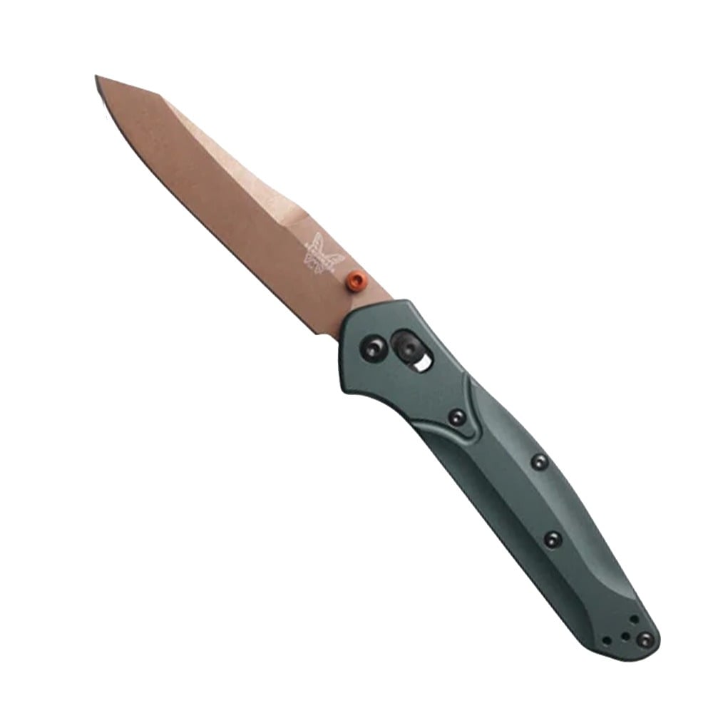 Benchmade Osborne Folding Knife, Taiga Green/FDE