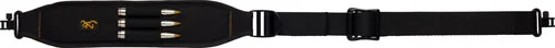 BROWNING SLING W/CARTRIDGE - LOOPS PADDED W/QD SWIVELS BLK