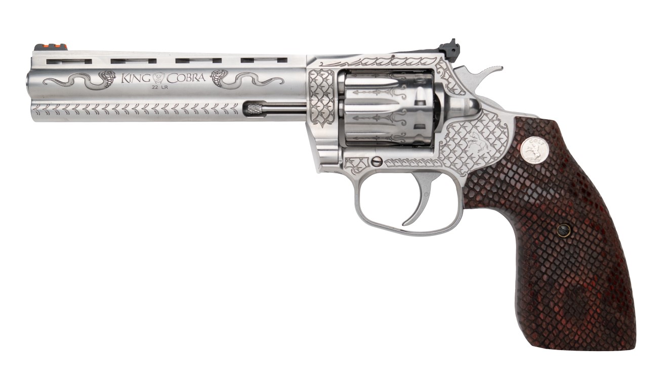 Colt King Cobra 22LR Revolver 6" Engraved