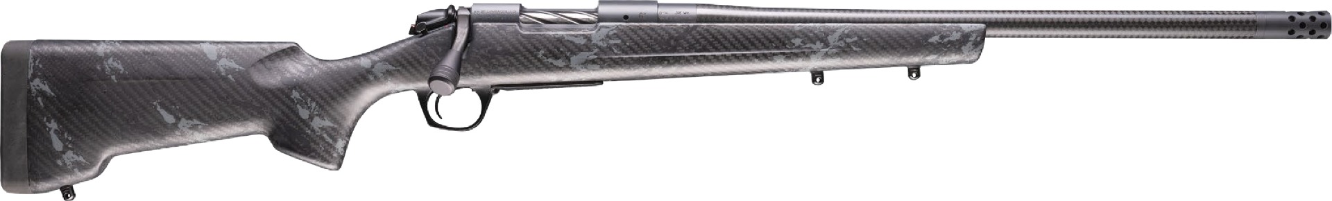 Bergara B14 Cima CF .25 Creedmoor 20" 4rd Bolt Action Rifle, Sniper Grey - B14S1215CF