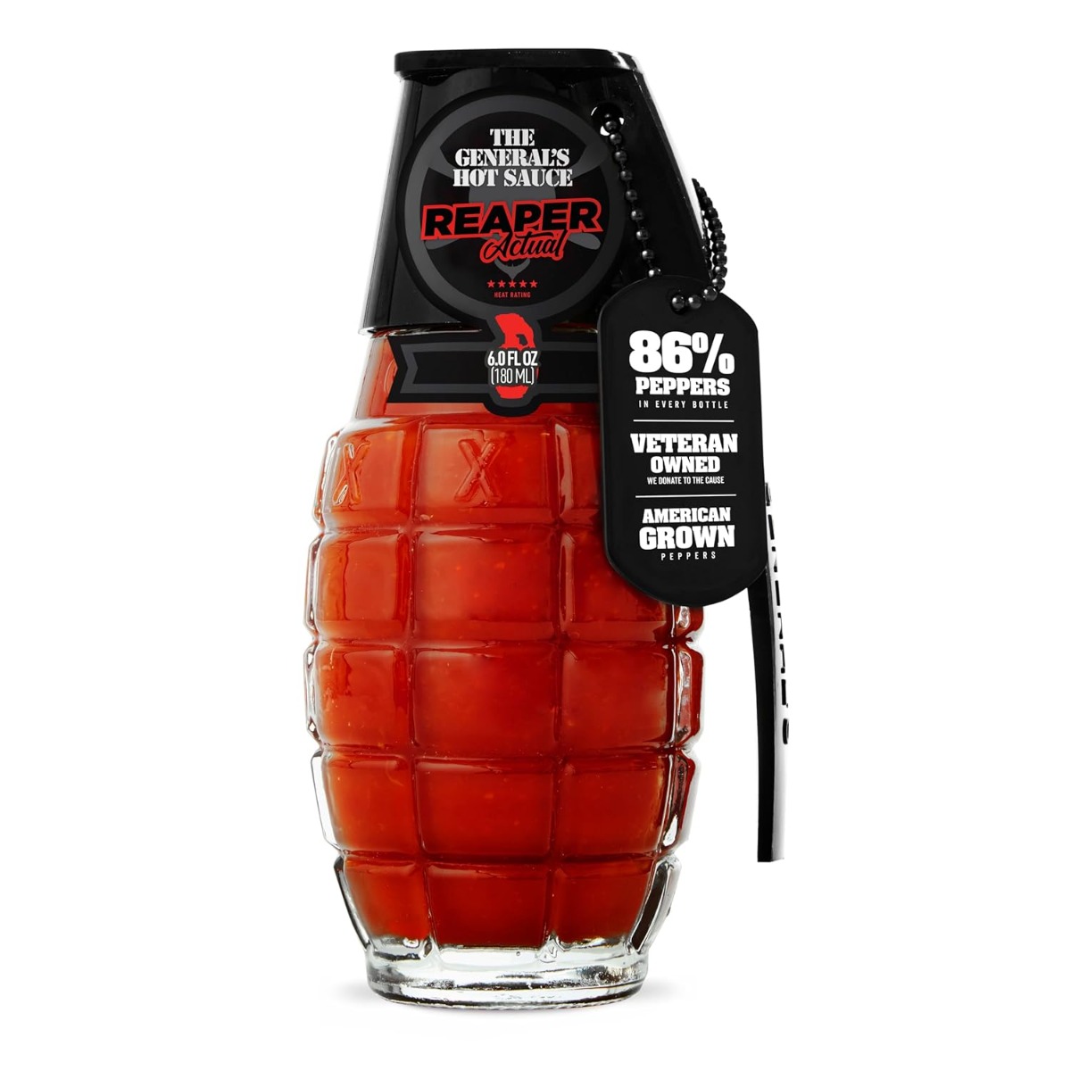The General's Hot Sauce 6oz, Reaper Actual - 0311-057