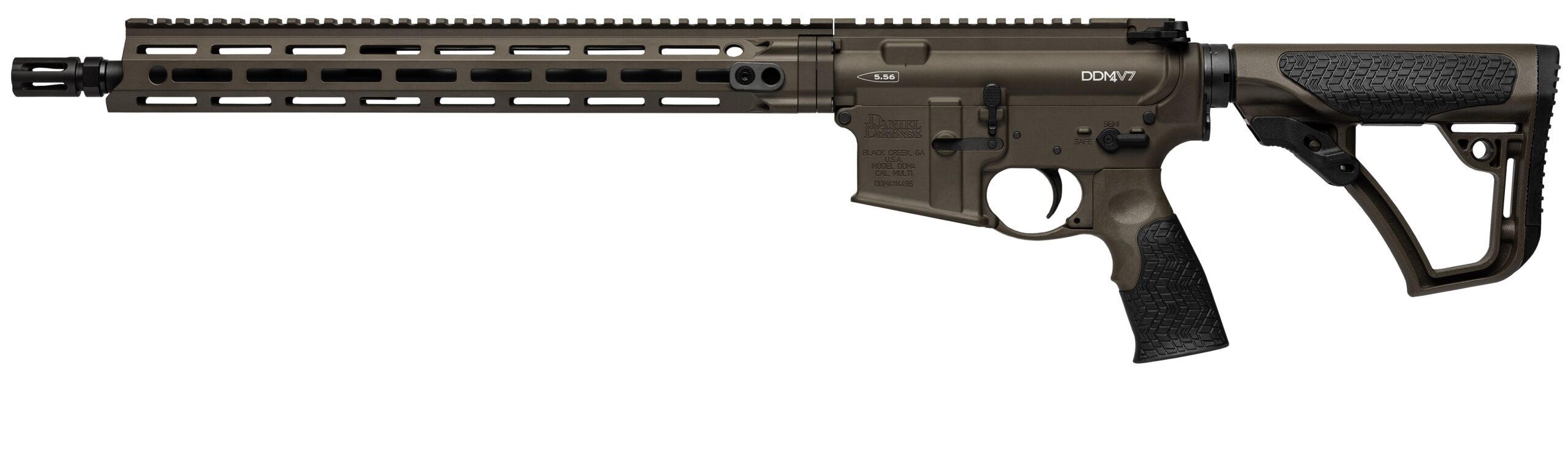 Daniel Defense DDM4 V7 5.56 Rifle - 16" Milspec+