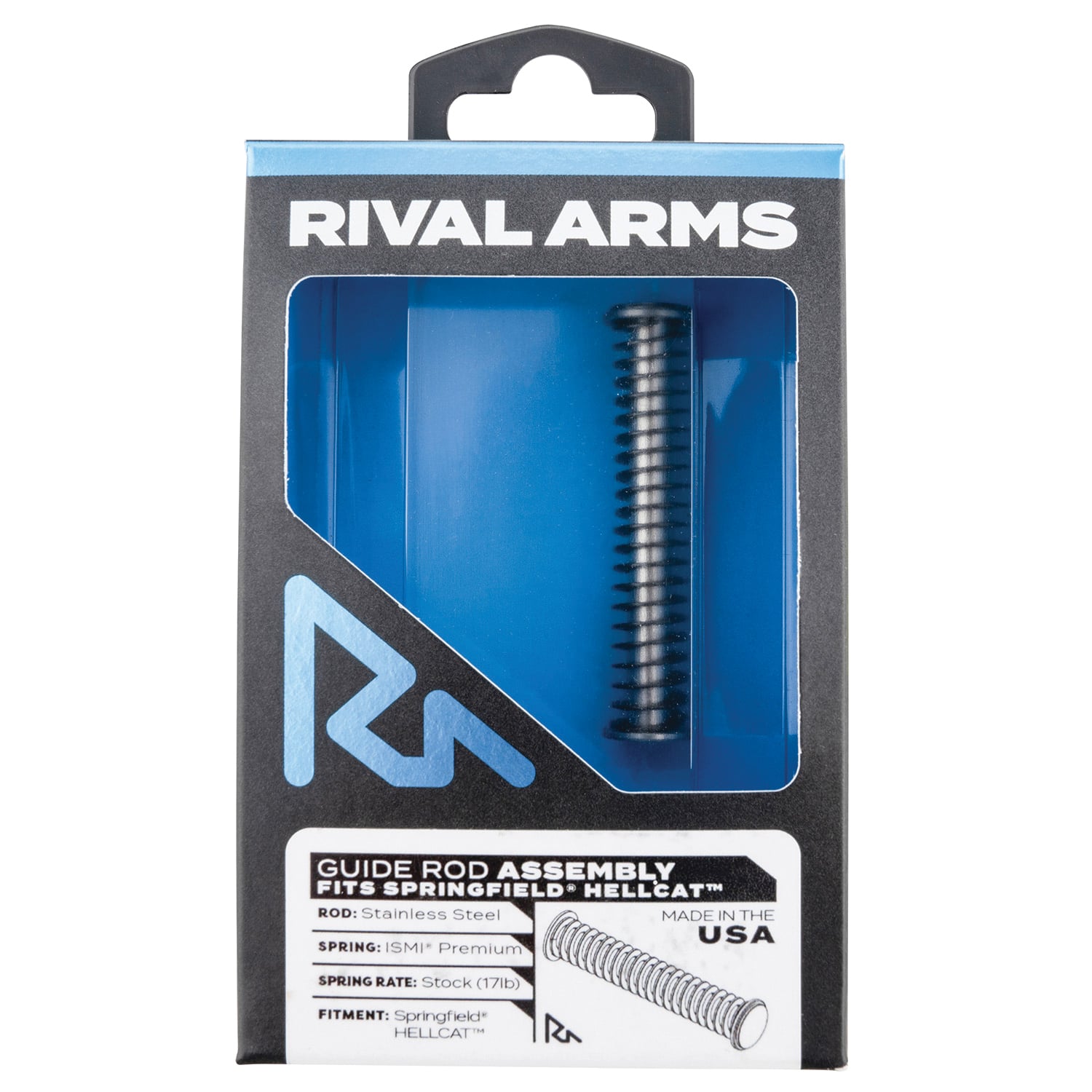 Rival Arms Springfield Hellcat Guide Rod Replacement, Black - RA-RA50A201S