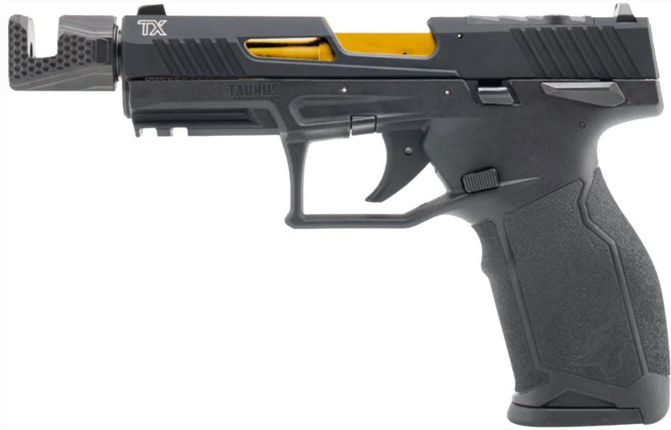 Taurus TX22 T.O.R.O Comp 4.6" TB 22LR (1)16rd/(1)22rd O.R Pistol w/ MS - 1-2TX22P141-TL1