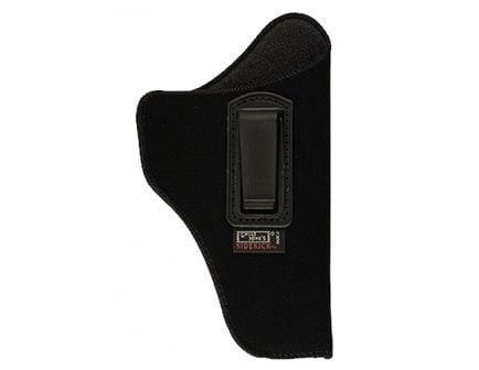 Uncle Mike's Size 1 Right Hand 3" to 4" Medium Autos Inside-The-Pant Holster w/ Retention Strap, Textured Black - 76011