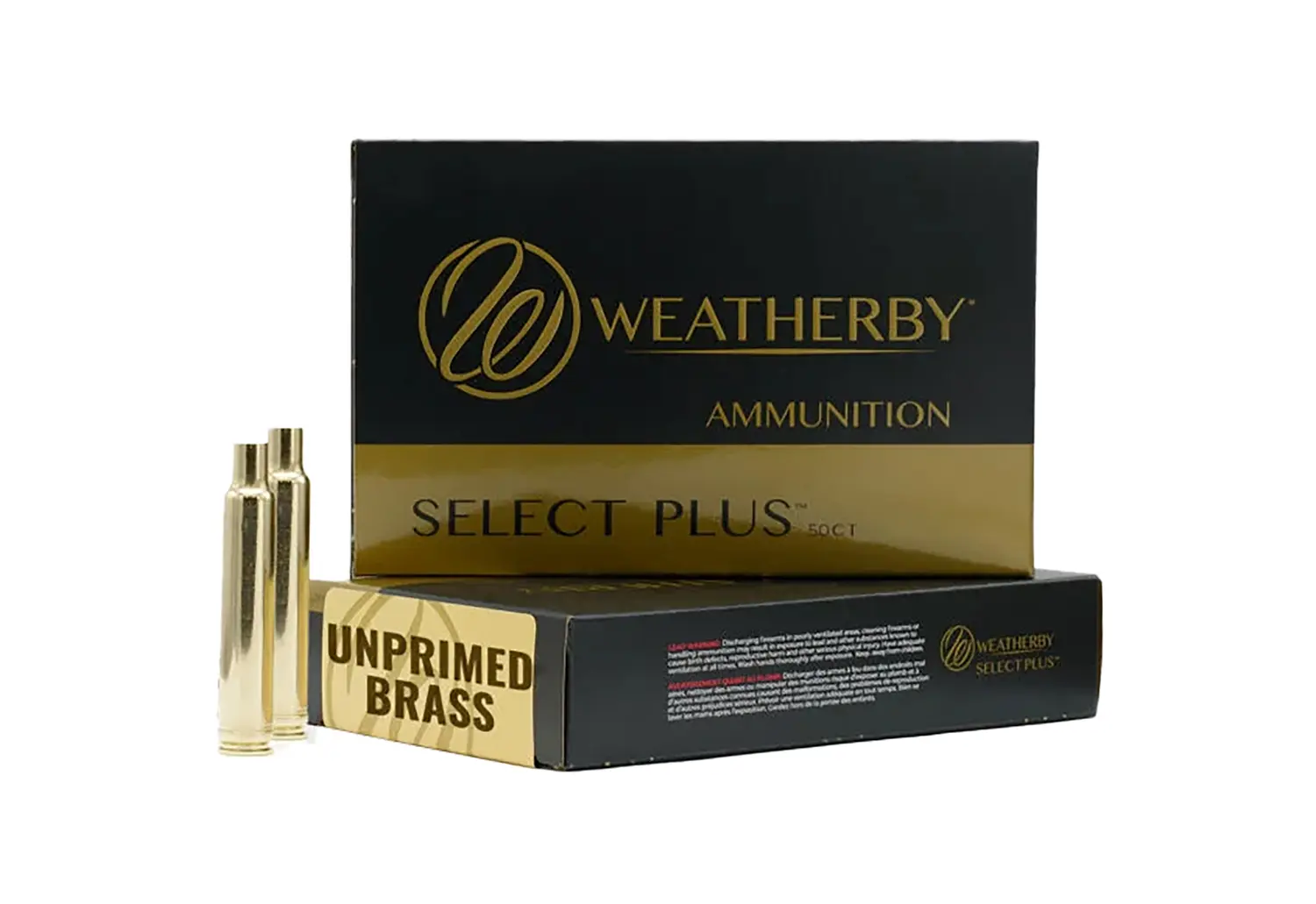 Weatherby BRASS303CT50 Select Plus Unprimed Cases 30-378 Wthby Mag Rifle Brass 50/Box