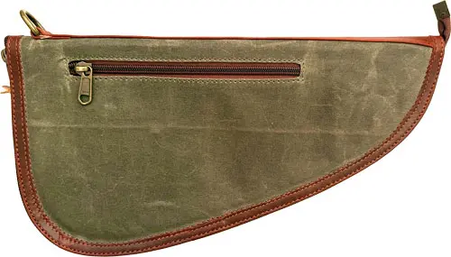 PALMETTO PISTOL CASE LARGE - WOODLAND-WAXED CANVAS/BUFFALO