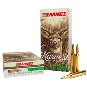 BARNES AMMO 7mm Rem Mag Sierra Tipped GameKing 150Gr 20rd