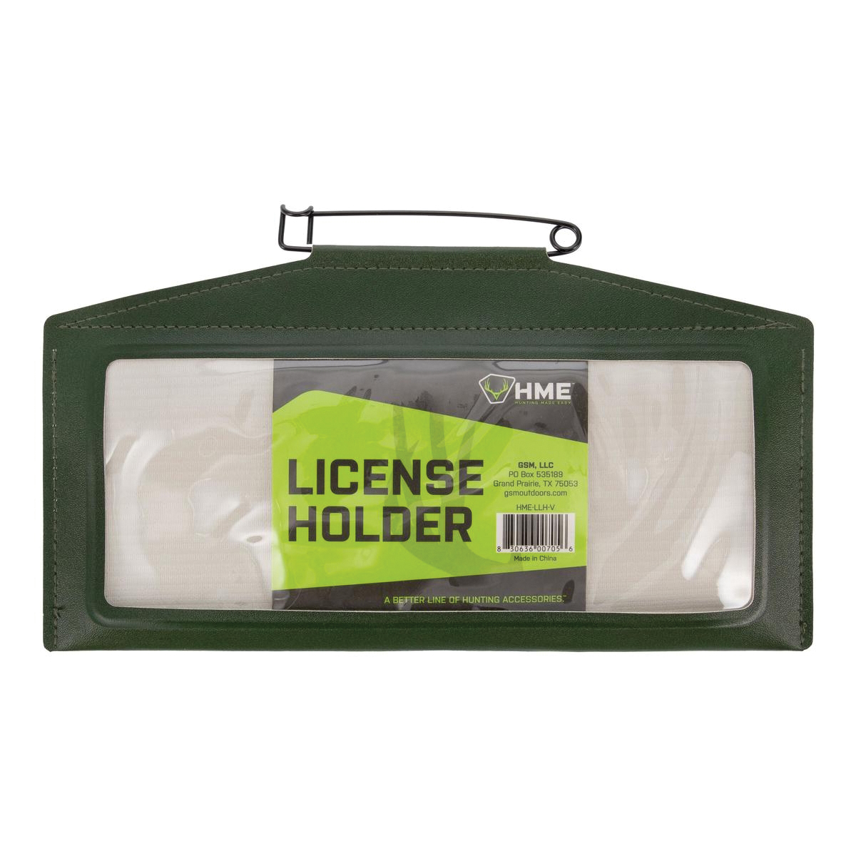 HME Large License Holder, Olive
