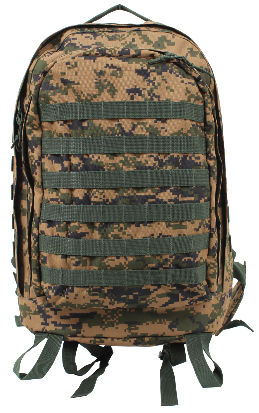 Rothco Molle Ii 3-Day Assault Pack - Woodland Digital Camo