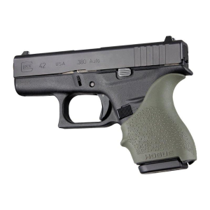 Hogue HandAll Beaver Tail Grip Sleeve Glock 42, 43 OD Green