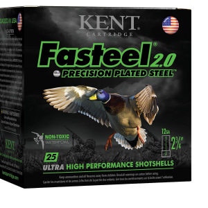 Kent-Cartridge Kent Cartridge Fasteel 2.0 Shotshell Ammunition 12ga 2-3/4'' 1-1/16oz #6 1550 fps 25/ct
