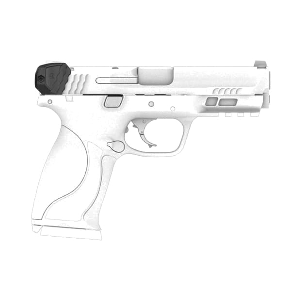 Recover Tactical MCH Charging Handle for S&W M&P 9mm/40mm - Black - Precision in Every Shot - MCH01