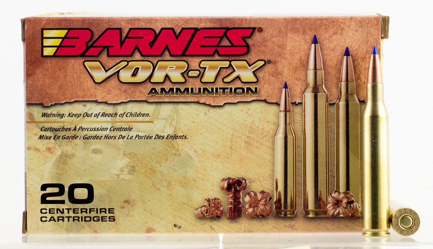 BARNES VOR-TX 25-06REM 100GR TTSX 20 - No Credit Card Fees - Low, flat rate shipping