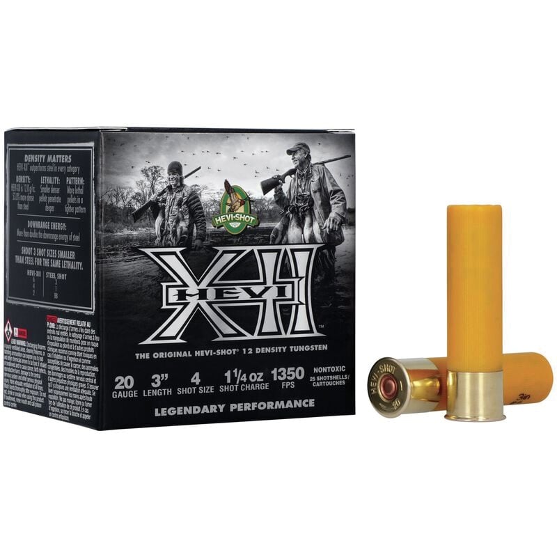 Hevishot HEVI-XII Waterfowl 20 Gauge 3" #4 1.25 oz - 25rds - HS53204
