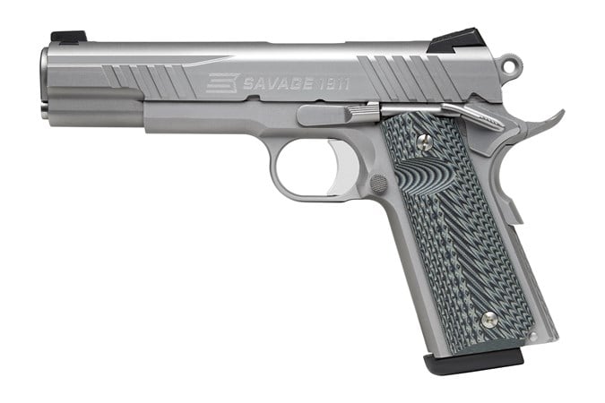 Savage 1911 Gov't Style  .45ACP 5" 8rds, Stainless - 67202