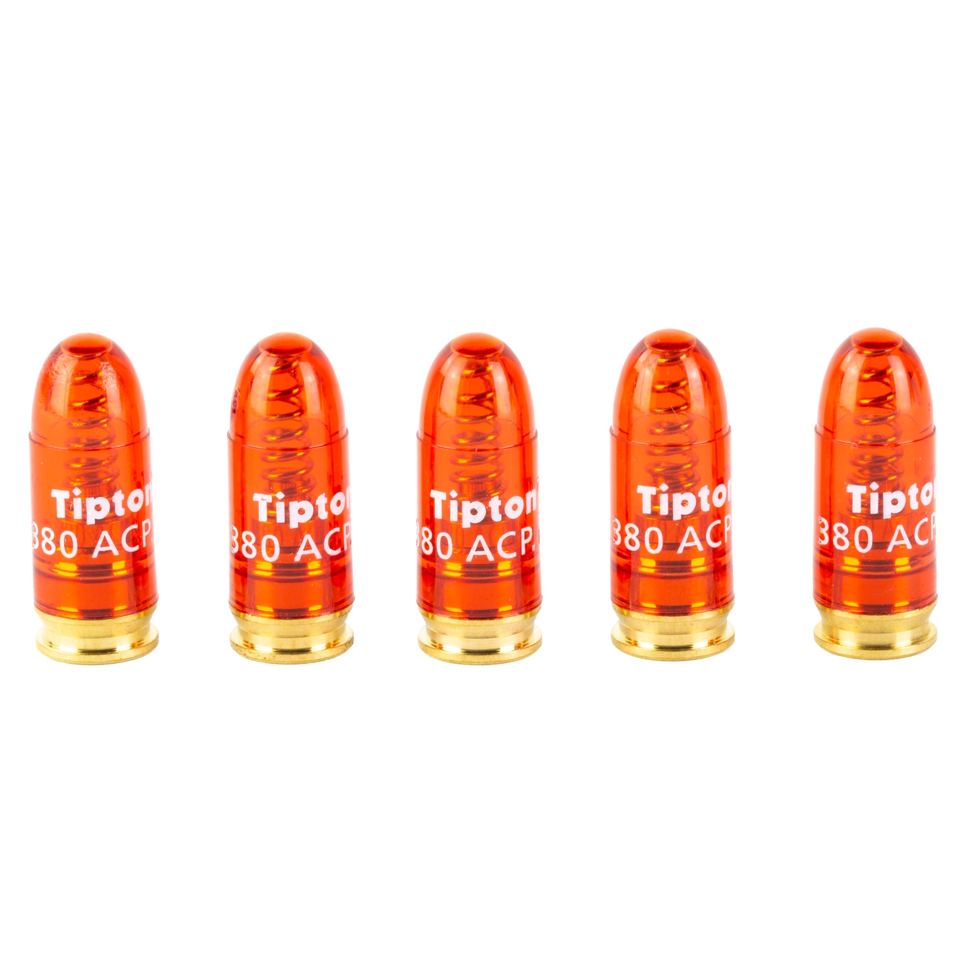 Tipton 337377 Snap Caps Pistol 380ACP Brass/Plastic 5pk - No Credit Card Fees - Low, flat rate shipping