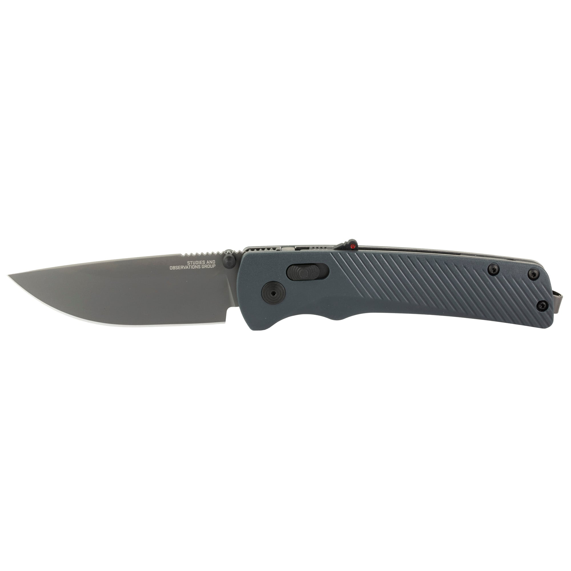 SOG Knives Flash AT 3.45" Straight Back Assisted Folding Knife, Black - SOG11180541