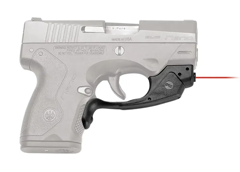 Crimson Trace 0137001 Laserguard Beretta Nano, Red Laser Black Polymer