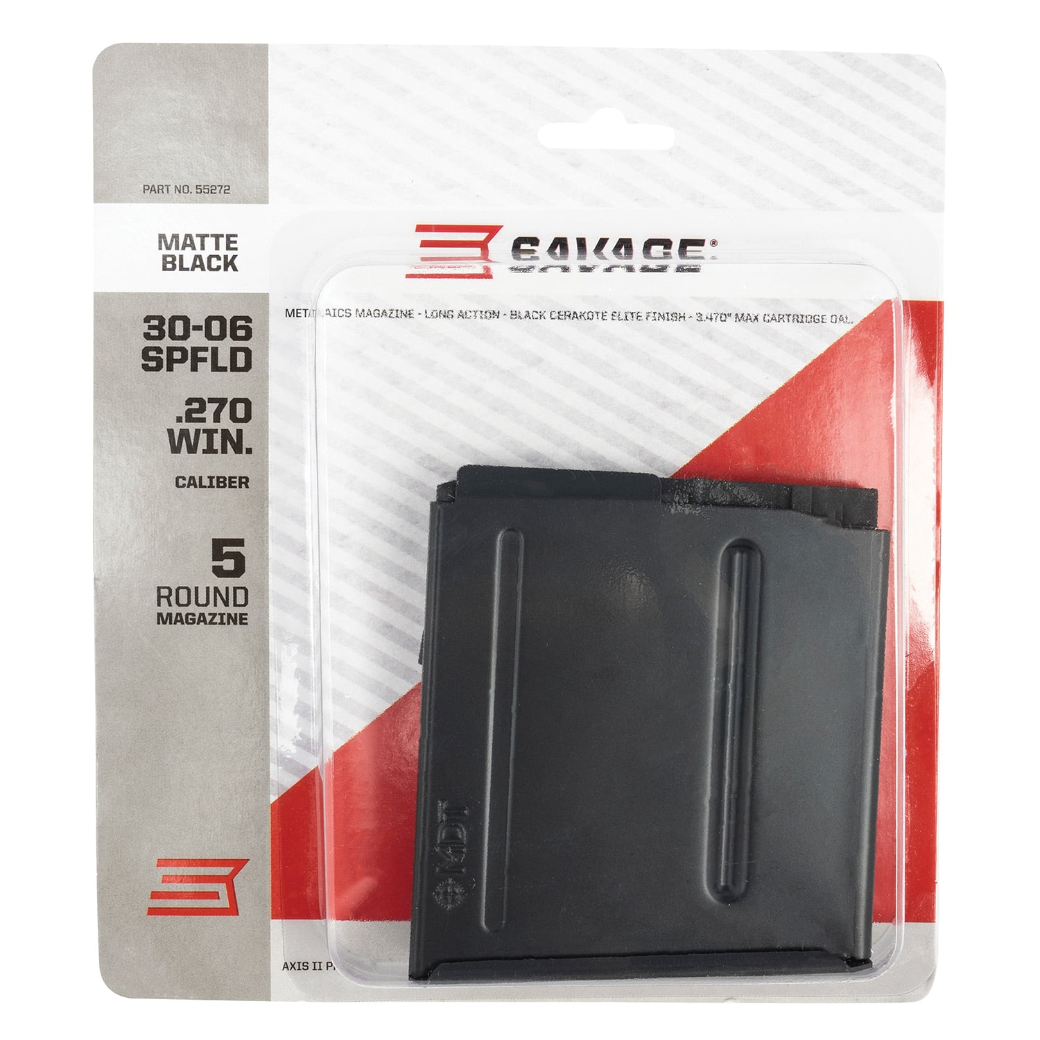 Savage Arms 5rds .30-06 Springfield Magazine, Matte Black - 55272