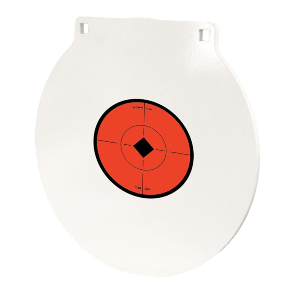 Birchwood Casey Round Target Plate, Black/Red/White