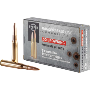 Prvi Partizan PPU PPRM50 .50 BMG 625 FMJ RNGMSTR - 5rd Box