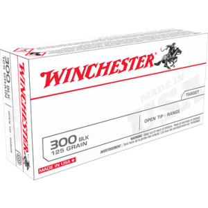 Winchester Ammo USA300BLK USA 300 Blackout 125 FMJ - 20rd Box