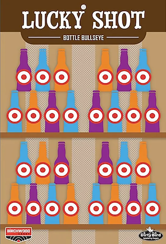 Birchwood Casey Dirty Bird Lucky Shot Bottle Targets 6pk