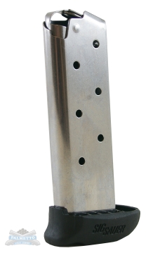 Sig Sauer Magazine: P238: 380 Auto/ACP 7rd Capacity W/Grip Extension - MAG-238-380-7-X