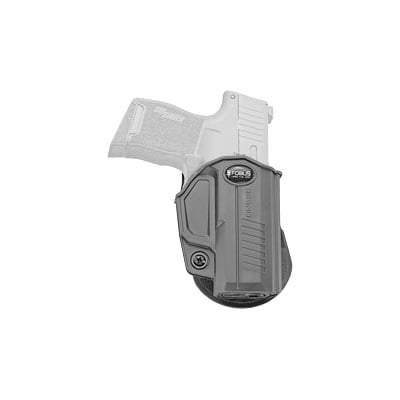 Fobus Evolution E2 RH OWB Kydex Paddle Holster For Sig P365, Black - 365ND