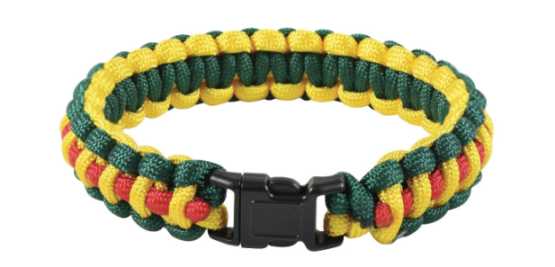 Rothco Multi-Colored Paracord Bracelet - Vietnam Pattern, 9 In