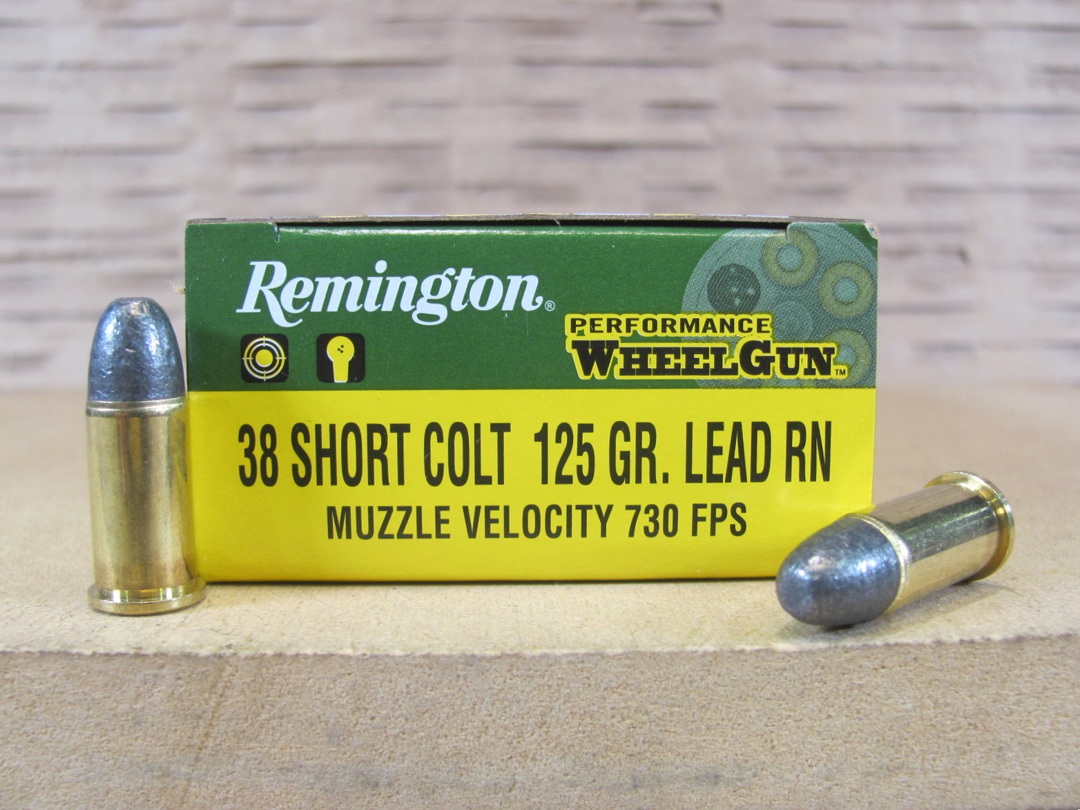 500 Round Case – 38 Short Colt 125 Grain Lead Round Nose Remington Performance Wheel Gun Ammo – RPW38SC
