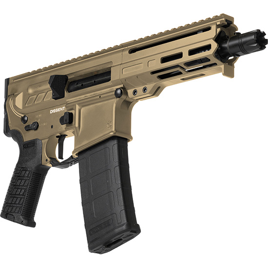 CMMG Dissent MK4 300BLK 6.5" AR Pistol - Coyote Tan