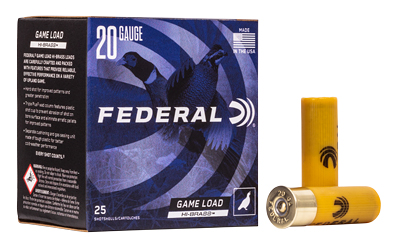 Federal Game Load 20 Gauge 2.75" #6 Shot Shells