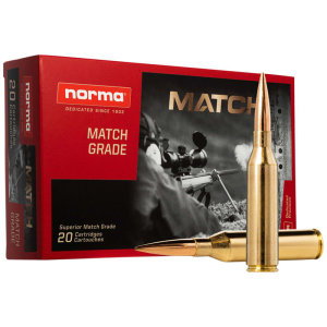 Norma Ammunition 20174602 Dedicated Precision Golden Target Match 300 Norma Mag 230 GRHollow Point Boat Tail 20 Per Box