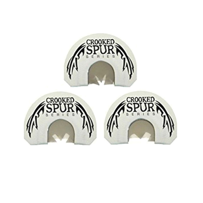 FoxPro Crooked Spur Ghost Combo Turkey Mouth Game Call Combo, White