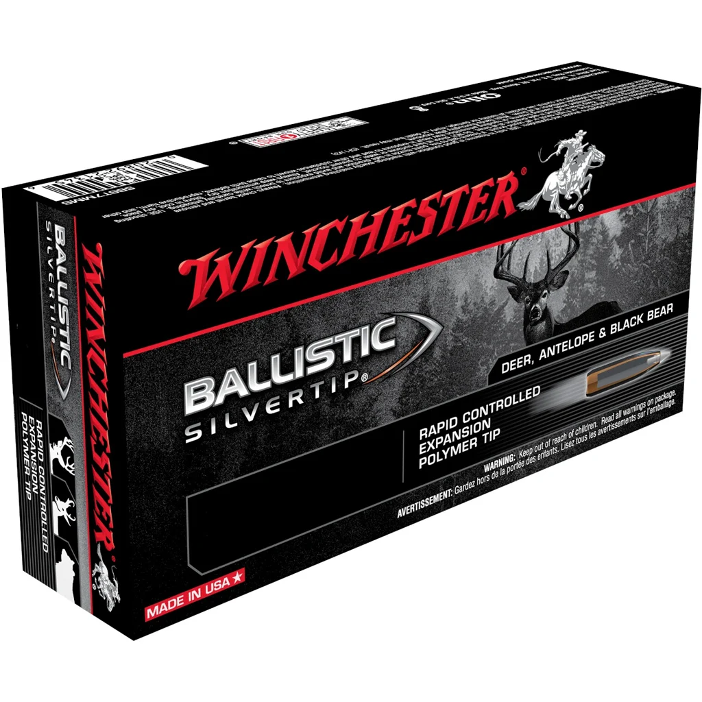 Winchester Ballistic Silvertip Rifle Ammo 6.5 PRC 140 gr. Ballistic Silvertip 20 rd.