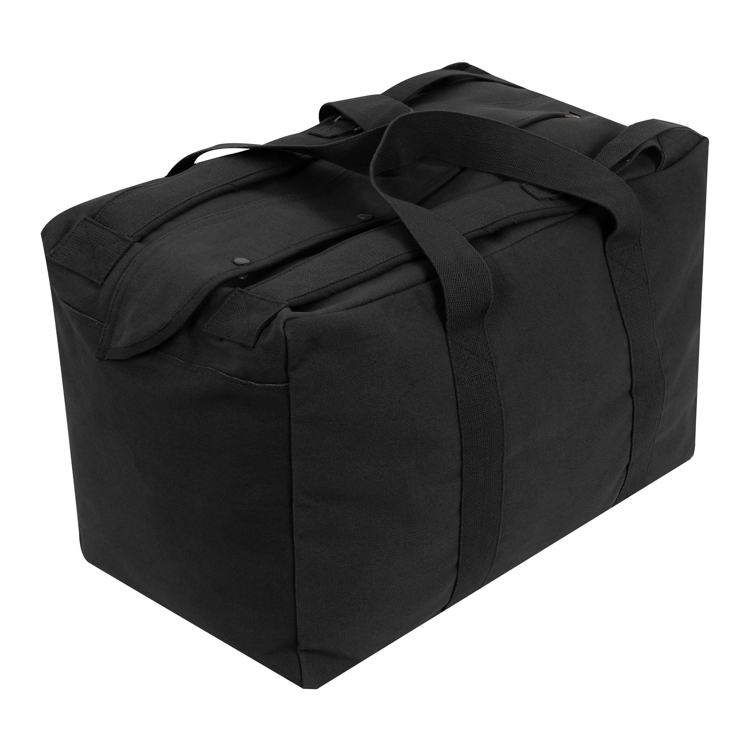 Rothco Tactical Canvas Cargo Bag - Backpack, Black