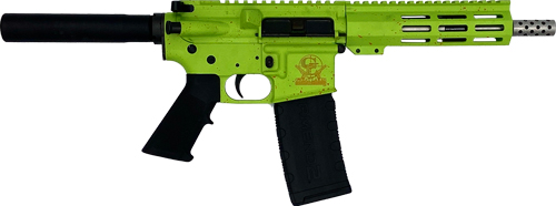 Great Lakes AR15 Pistol .223 Wylde 7.5" Zombie Splat