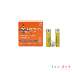 Migra Ammunition - Staxd - Pheasant Long Range - 20 Gauge - #4-6 Shot - 3" - 1-1/4 oz. - 1350 FPS - 250